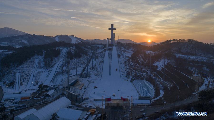 (SP)SOUTH KOREA-PYEONGCHANG-WINTER OLYMPIC GAMES-VENUES-PYEONGCHANG MOUNTAIN CLUSTER