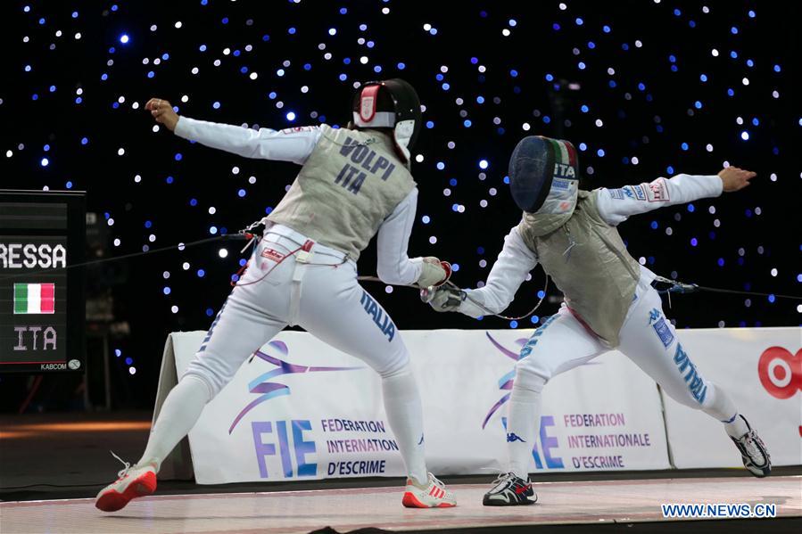 (SP)ALGERIA-ALGIERS-WOMEN'S FOIL WORLD CHAMPIONSHIP-INDIVIDUAL