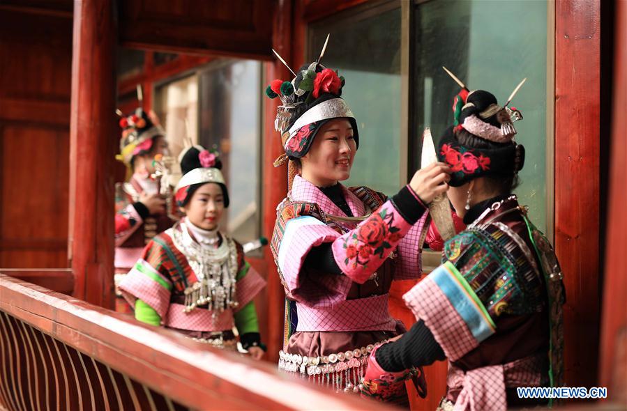 # CHINA-GUIZHOU-MIAO ETHNIC GROUP-CELEBRATION-SPRING(CN)