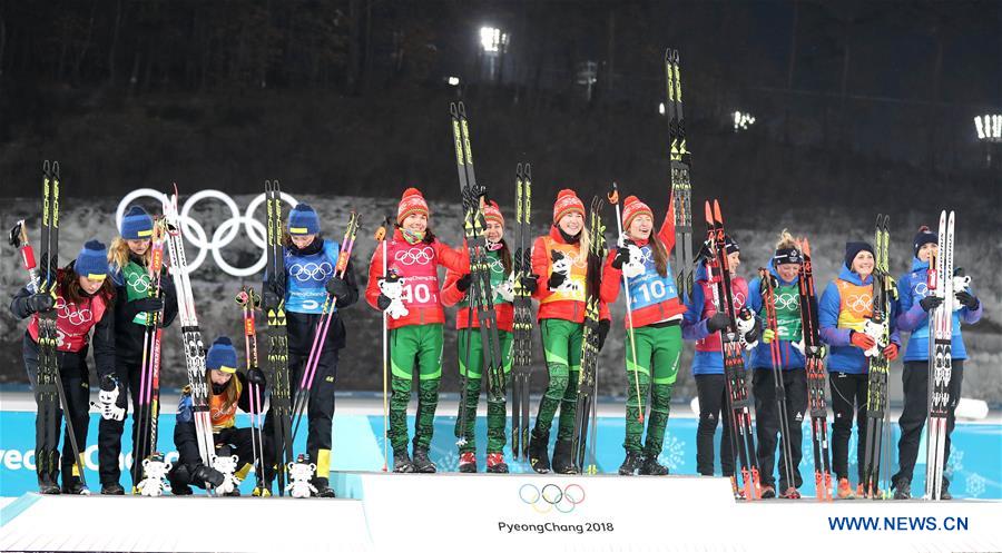 (SP)OLY-SOUTH KOREA-PYEONGCHANG-BIATHLON-WOMEN'S 4X6KM RELAY