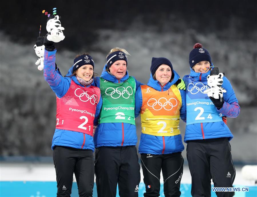 (SP)OLY-SOUTH KOREA-PYEONGCHANG-BIATHLON-WOMEN'S 4X6KM RELAY