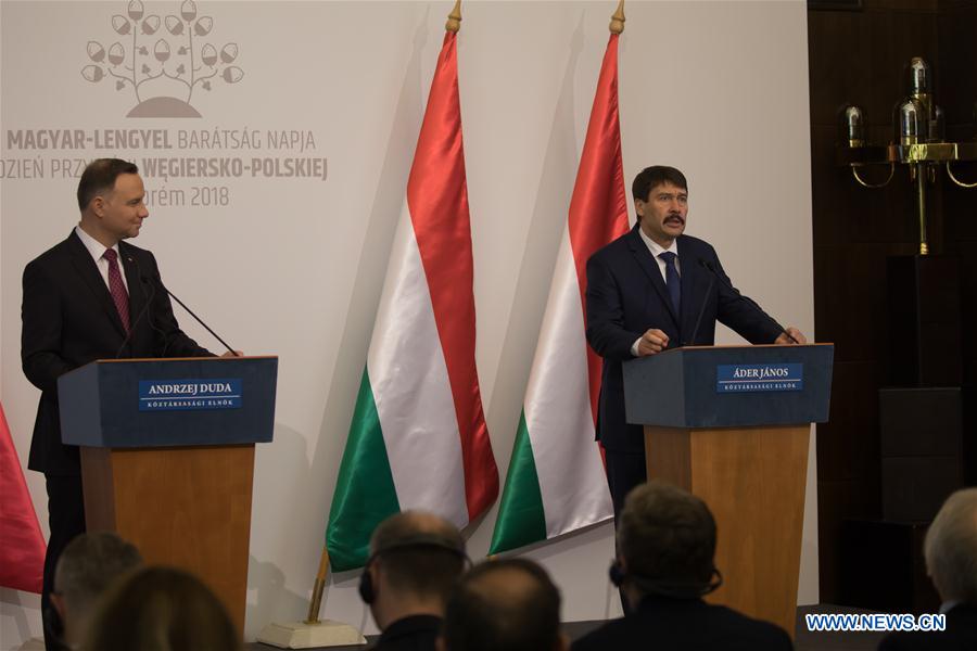 HUNGARY-VESZPREM-POLAND-PRESIDENT-VISIT