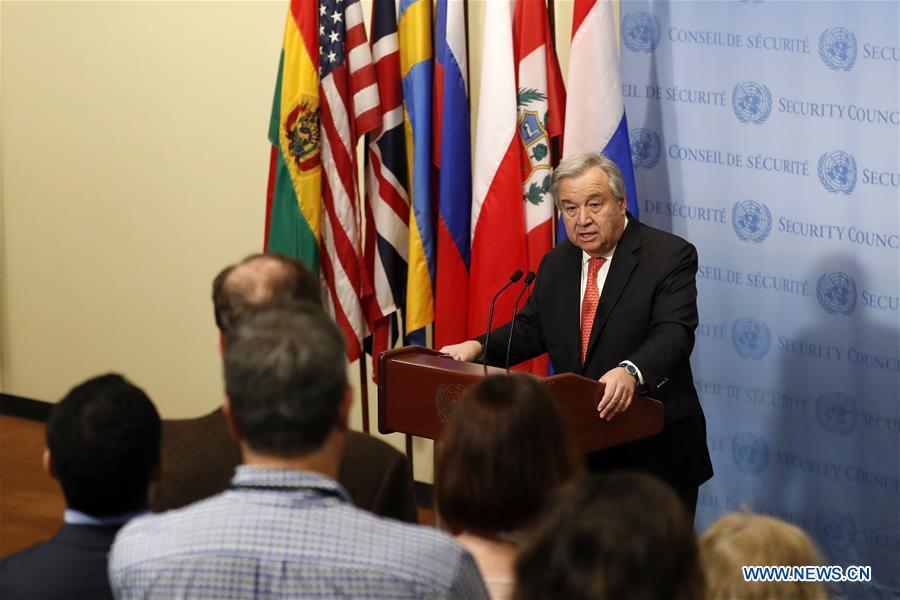 UN-ANTONIO GUTERRES-PRESS ENCOUNTER