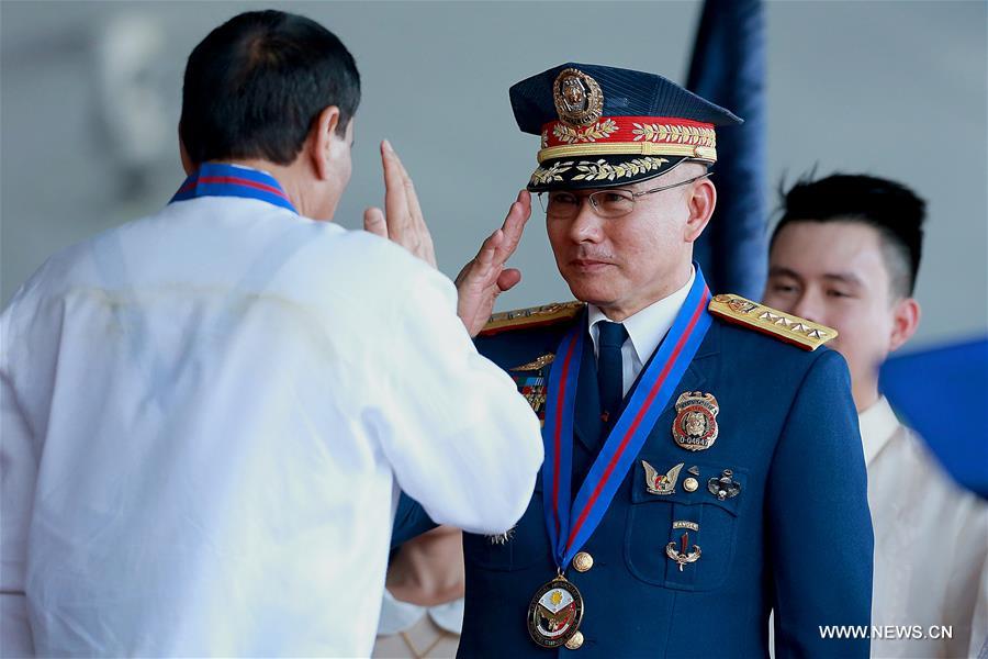 PHILIPPINES-QUEZON CITY-PNP-COMMAND-HANDOVER