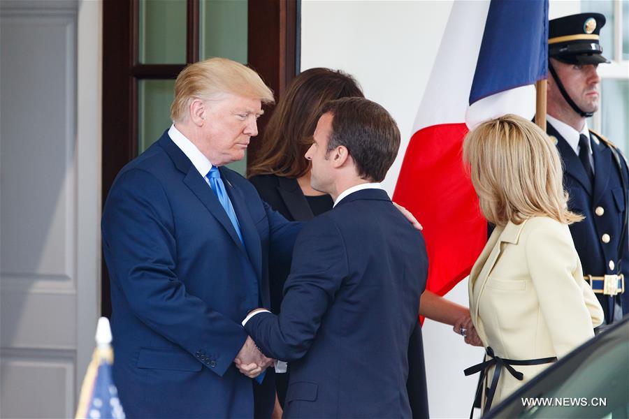 U.S.-WHASHINGTON D.C.-TRUMP-MACRON