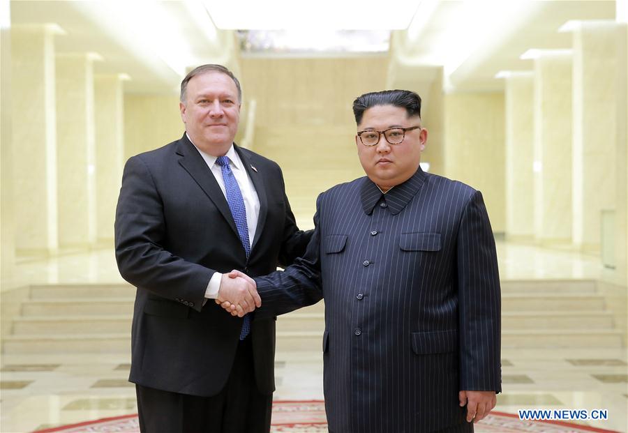 DPRK-KIM JONG UN-U.S.-POMPEO-MEETING