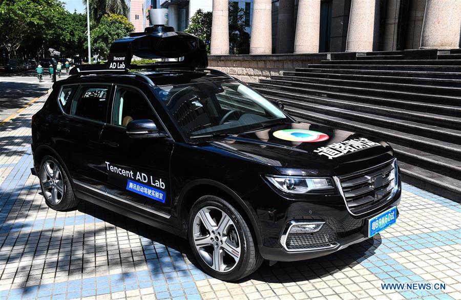 CHINA-SHENZHEN-SELF-DRIVING CAR-ROAD TESTING-TEMPORARY LICENSE PLATE (CN)