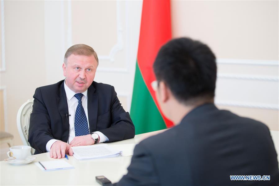 BELARUS-MINSK-PRIME MINISTER-INTERVIEW