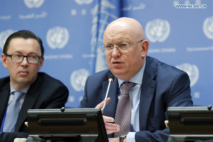 UN-SECURITY COUNCIL-VASSILY NEBENZIA-PRESS CONFERENCE