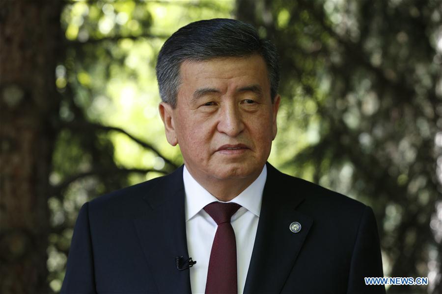 KYRGYZSTAN-BISHKEK-PRESIDENT-INTERVIEW