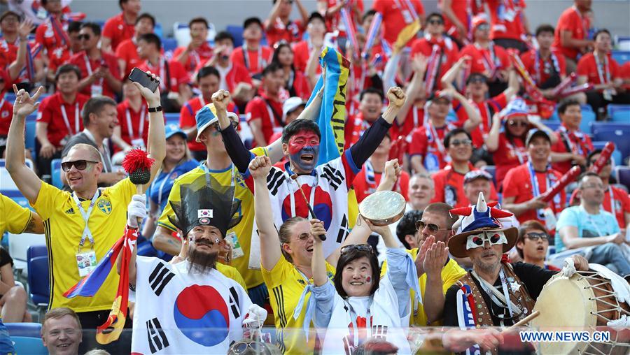 (SP)RUSSIA-NIZHNY NOVGOROD-2018 WORLD CUP-GROUP F-SWEDEN VS SOUTH KOREA 