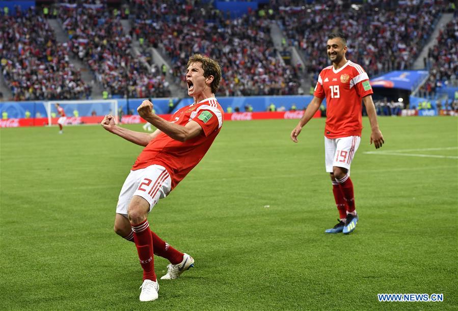 (SP)RUSSIA-SAINT PETERSBURG-2018 WORLD CUP-GROUP A-RUSSIA VS EGYPT