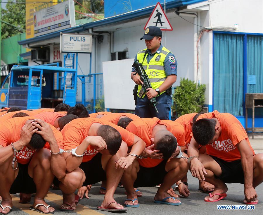 PHILIPPINES-RIZAL-EARTHQUAKE-DRILL