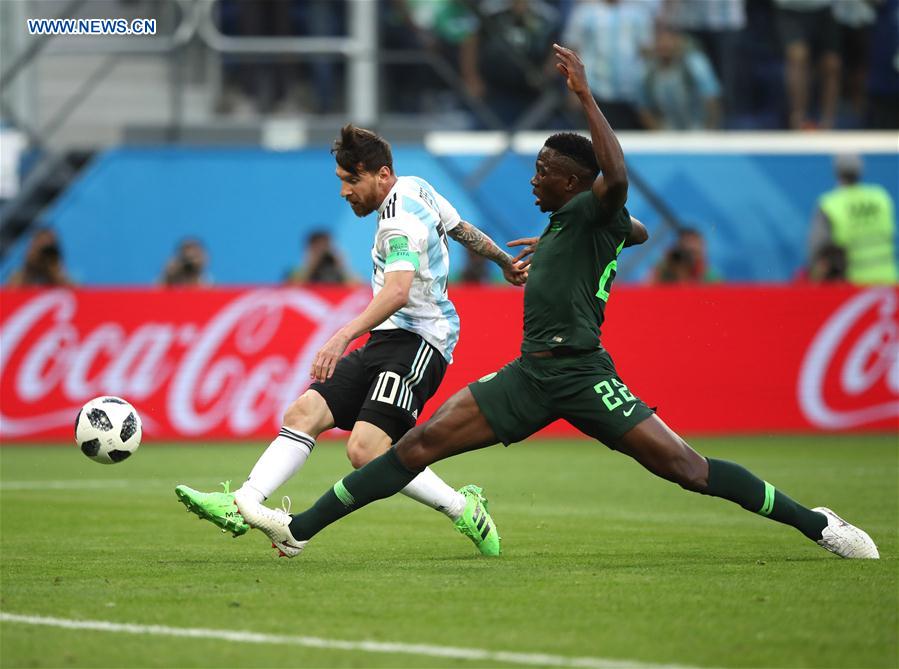 (SP)RUSSIA-SAINT PETERSBURG-2018 WORLD CUP-GROUP D-NIGERIA VS ARGENTINA