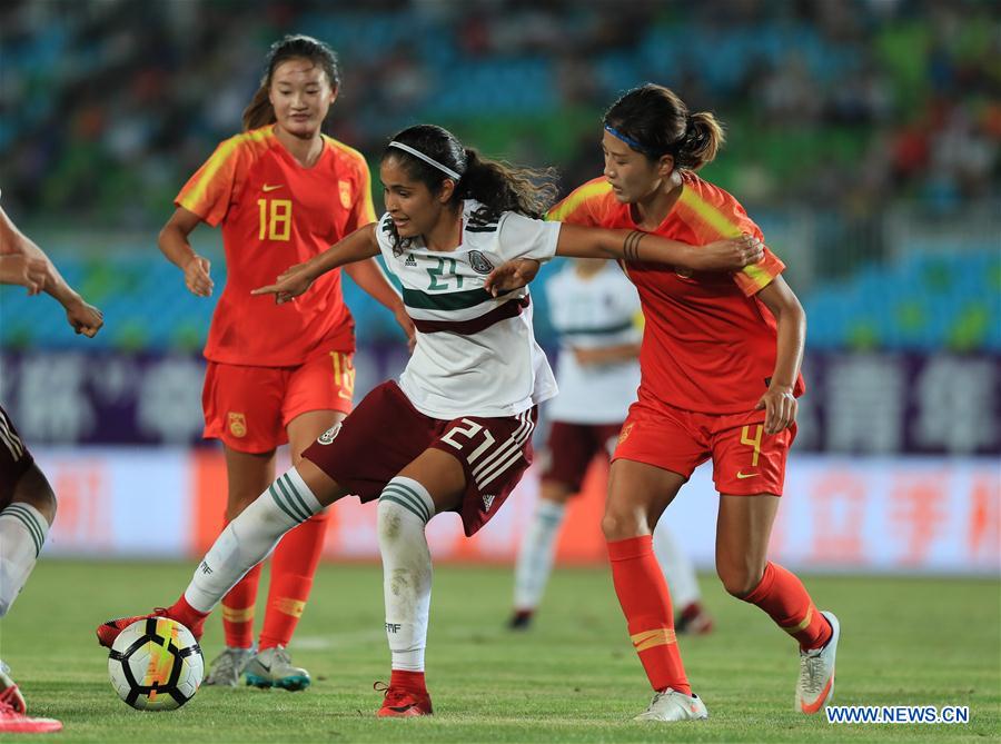 (SP)CHINA-DUYUN-INTERNATIONAL WOMEN'S YOUTH FOOTBALL TOURNAMENT DUYUN 2018 (CN)