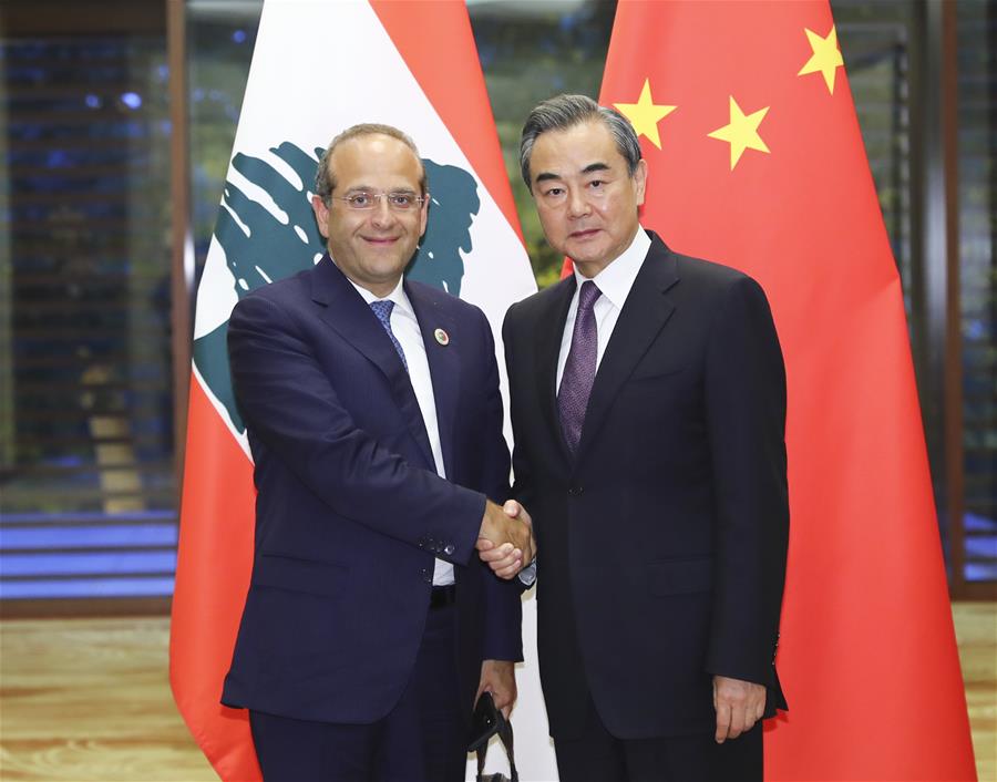 CHINA-BEIJING-WANG YI-LEBANON-FM-MEETING (CN)