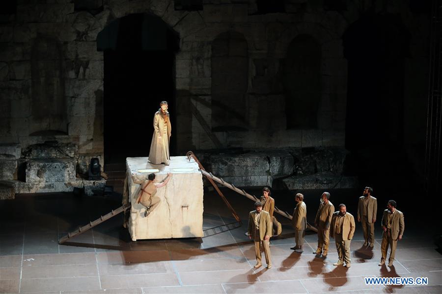 GREECE-ATHENS-THEATER-SOPHOCLES-ANTIGONE