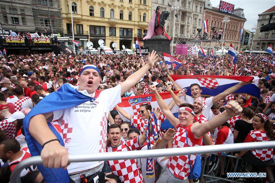 (SP)CROATIA-ZAGREB-FIFA WORLD CUP-FANS