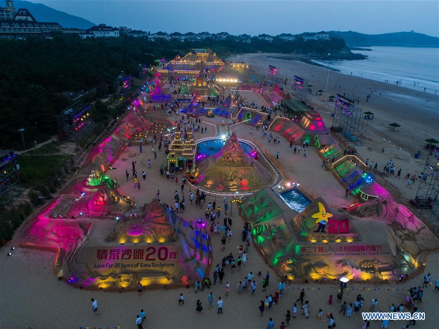 CHINA-ZHEJIANG-SAND SCULPTURE-FESTIVAL (CN)