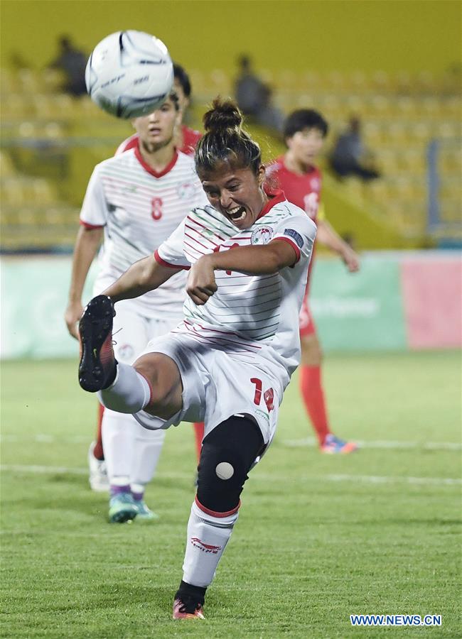 (SP)INDONESIA-PALEMBANG-ASIAN GAMES-WOMEN'S FOOTBALL-DPRK VS TAJIKISTAN