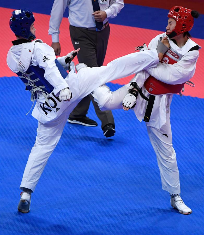 (SP)INDONESIA-JAKARTA-ASIAN GAMES-TAEKWONDO-WOMEN-67 KG