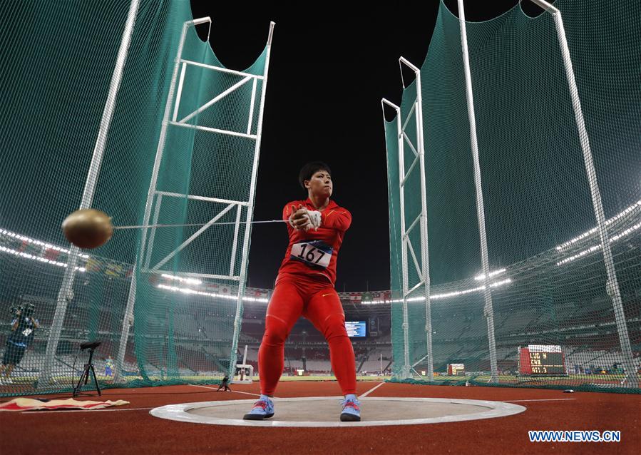 (SP)INDONESIA-JAKARTA-ASIAN GAMES-ATHLETICS-WOMEN'S HAMMER THROW