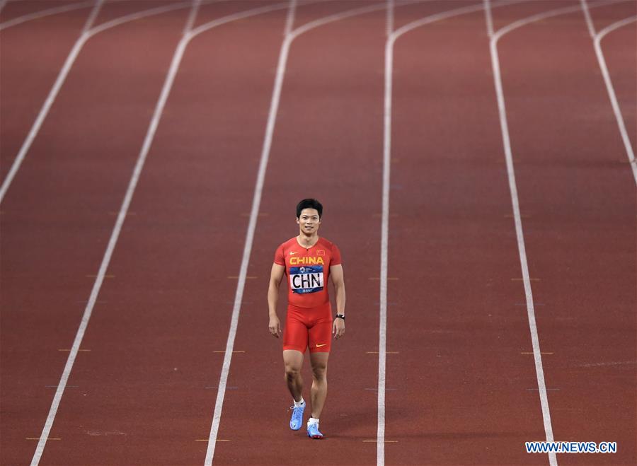 (SP)INDONESIA-JAKARTA-ASIAN GAMES-ATHLETICS-MEN'S 4X100M RELAY