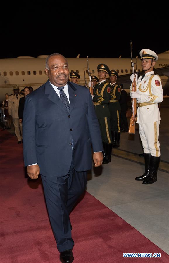 CHINA-BEIJING-GABON-PRESIDENT-ARRIVAL (CN)