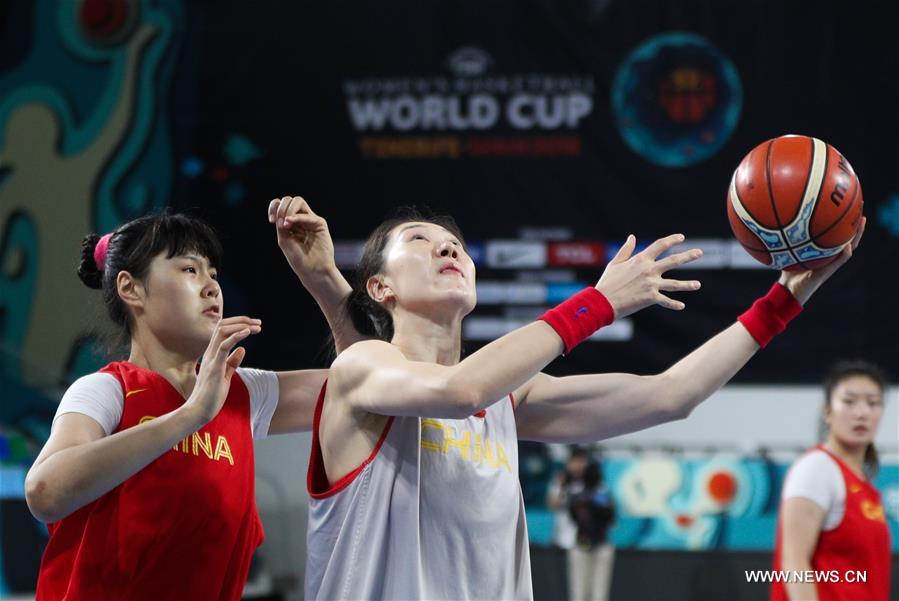 (SP)SPAIN-TENERIFE-FIBA WOMEN'S BASKETBALL WORLD CUP-TRAINING