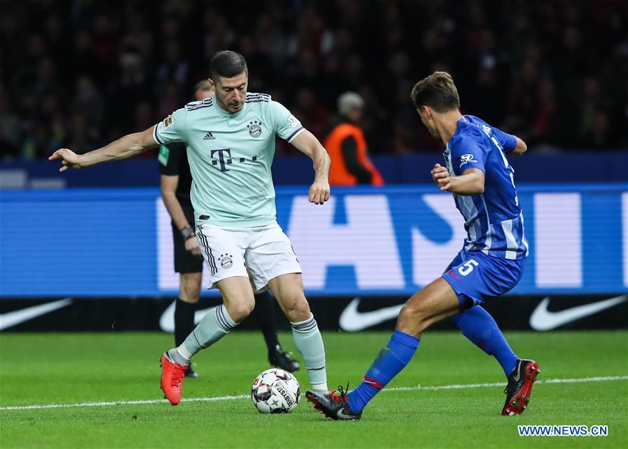 (SP)GERMANY-BERLIN-SOCCER-BUNDESLIGA-HERTHA VS BAYERN MUNICH