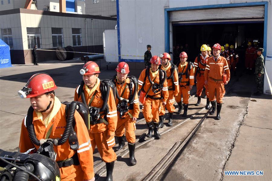 CHINA-SHANDONG-COAL MINE ACCIDENT-RESCUE (CN)