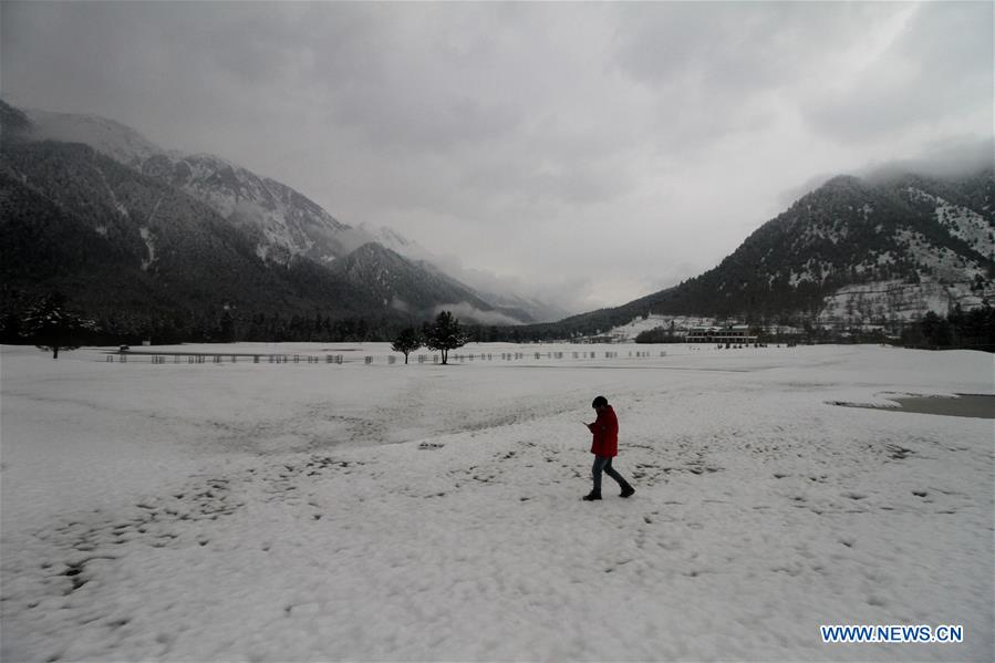 KASHMIR-SRINAGAR-SNOW