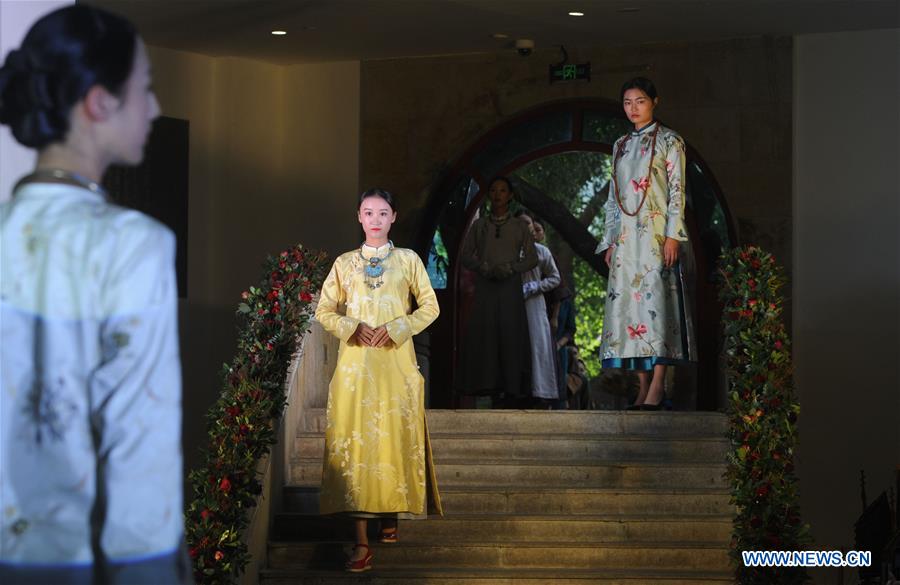 #CHINA-JIANGSU-CHEONGSAM SHOW(CN)