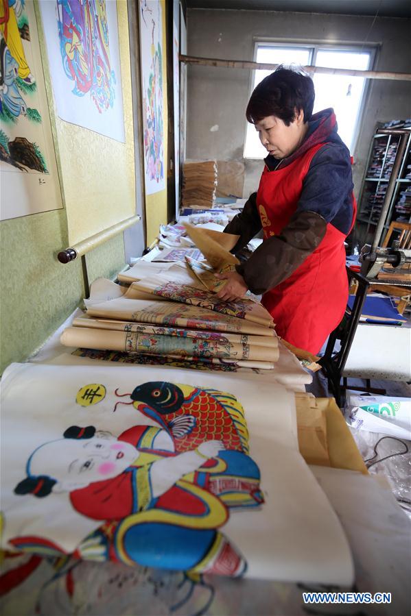 #CHINA-SHANDONG-WEIFANG-WOODBLOCK-NEW YEAR PAINTINGS(CN)