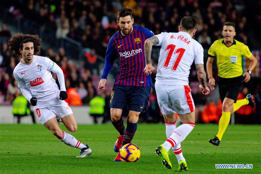 (SP)SPAIN-BARCELONA-SOCCER-LA LIGA-BARCELONA VS EIBAR