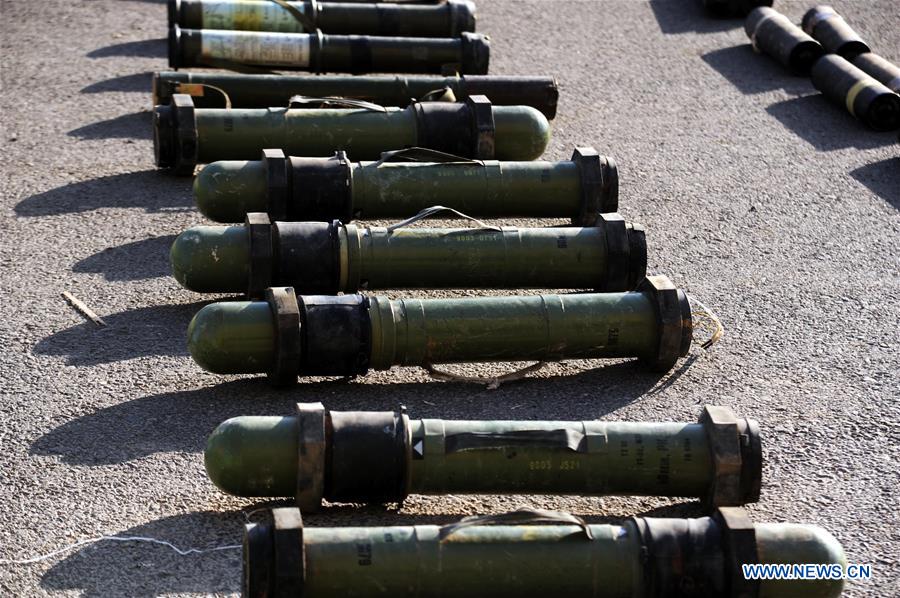 SYRIA-DAMASCUS-CONFISCATED WEAPONS