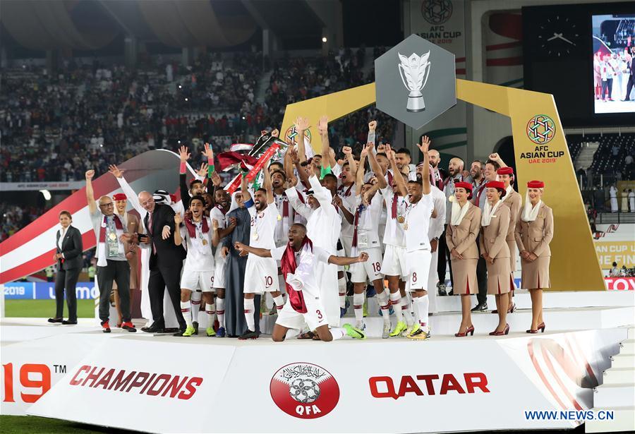 (SP)UAE-ABU DHABI-SOCCER-AFC ASIAN CUP 2019-FINAL-JPN VS QAT