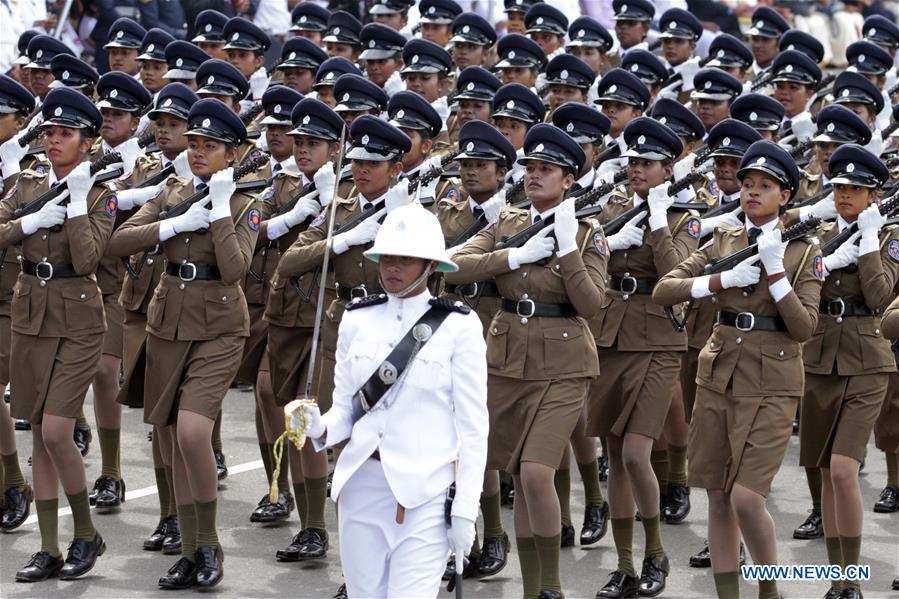 SRI LANKA-INDEPENDENCE DAY-PARADE