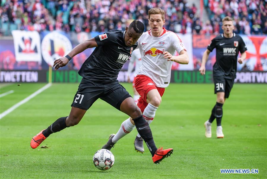 (SP)GERMANY-LEIPZIG-SOCCER-BUNDESLIGA-LEIPZIG VS AUGSBURG