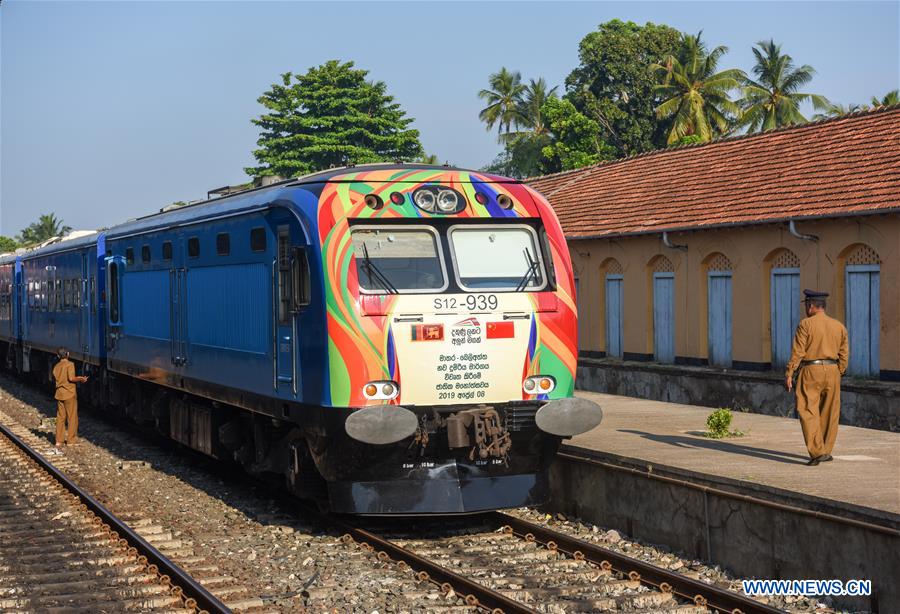 SRI LANKA-CHINA-FUNDED RAILWAY LINE-OPEN