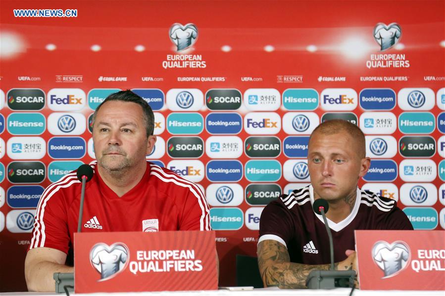 (SP)LATVIA-RIGA-SOCCER-UEFA EURO 2020 QUALIFIER-PRESS CONFERENCE