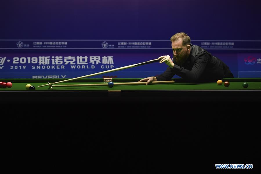 (SP)CHINA-JIANGSU-WUXI-SNOOKER WORLD CUP (CN)