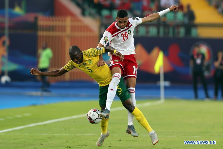 (SP)EGYPT-CAIRO-FOOTBALL-AFRICA CUP OF NATIONS-MOROCCO VS SOUTH AFRICA