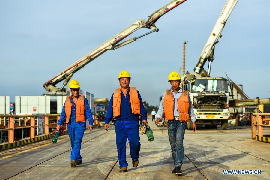 CHINA-GUANGDONG-ZHANJIANG-TIAOSHUN BRIDGE-CONSTRUCTION (CN)