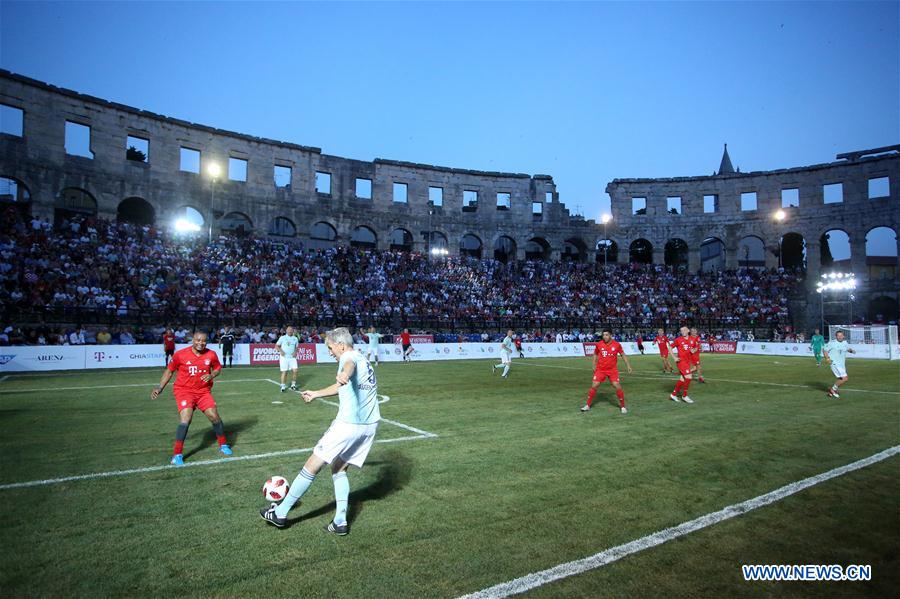 (SP)CROATIA-PULA-ARENA-BAYERN MUNICH LEGENDS