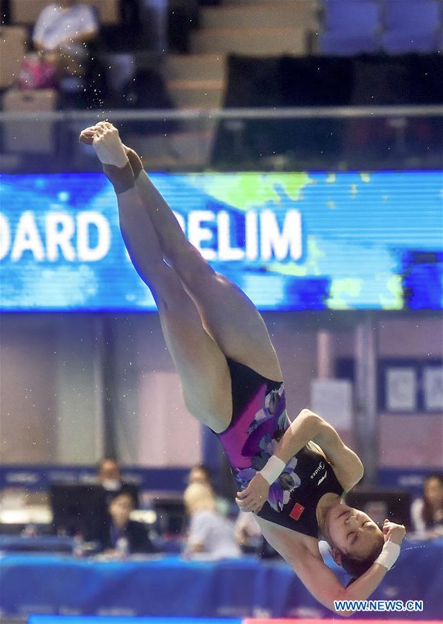 (SP)SOUTH KOREA-GWANGJU-FINA WORLD CHAMPIONSHIPS-DIVING-1M SPRINGBOARD