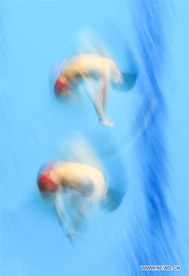 (SP)SOUTH KOREA-GWANGJU-FINA WORLD CHAMPIONSHIPS-DIVING-MEN'S 3M SPRINGBOARD SYNCHRONISED