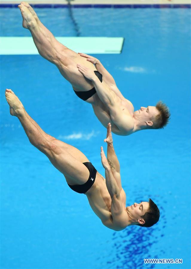 (SP)SOUTH KOREA-GWANGJU-FINA WORLD CHAMPIONSHIPS-DIVING-MEN'S 3M SPRINGBOARD SYNCHRONISED