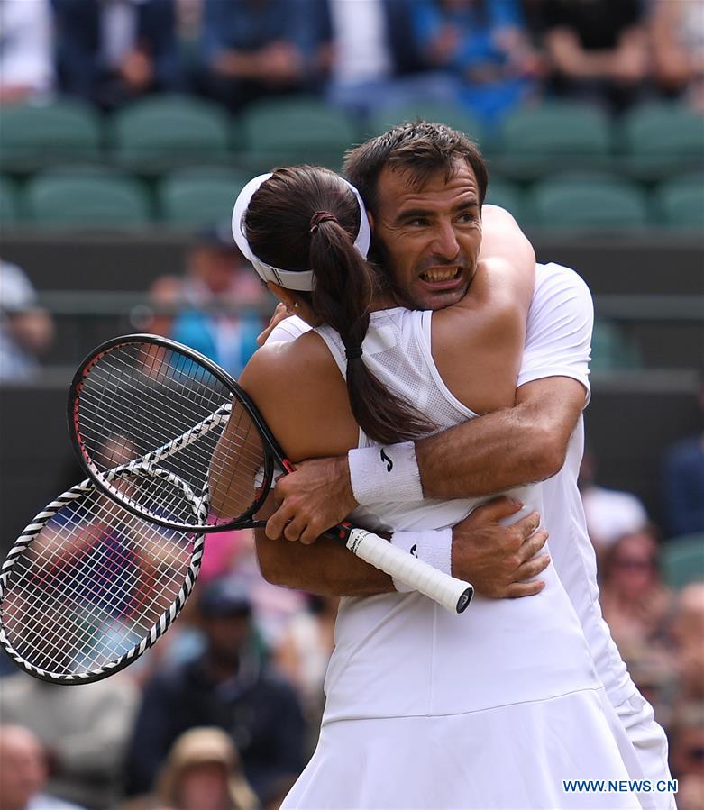 (SP)BRITAIN-LONDON-TENNIS-WIMBLEDON-MIXED DOUBLES-FINAL