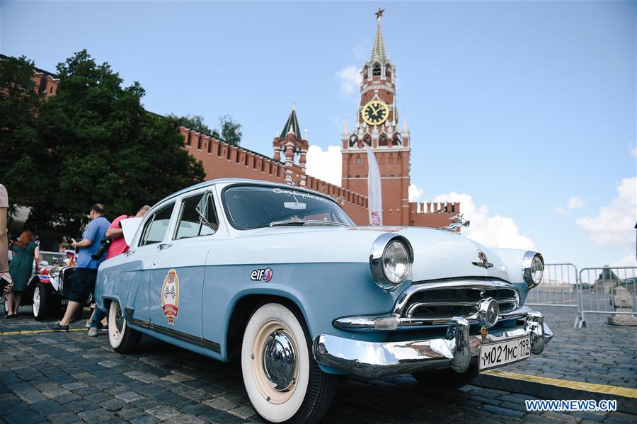 RUSSIA-MOSCOW-CLASSIC CAR RALLY